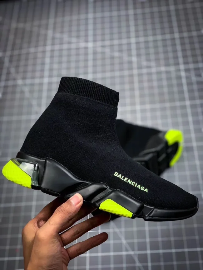 Balen Speed Clear Sole Black Yellow Fluo