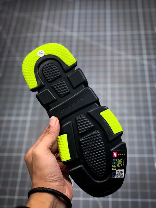 Balen Speed Clear Sole Black Yellow Fluo