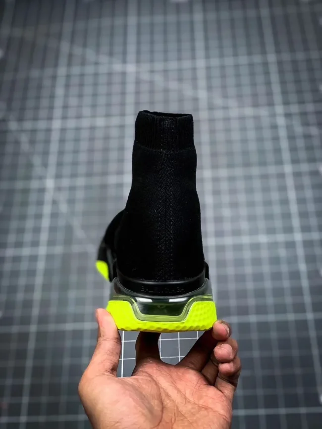 Balen Speed Clear Sole Black Yellow Fluo