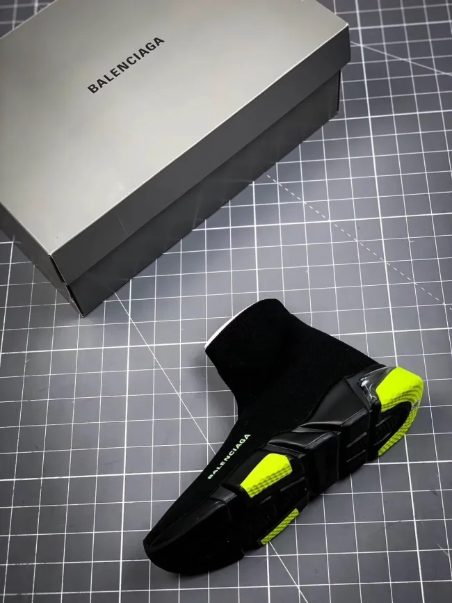 Balen Speed Clear Sole Black Yellow Fluo