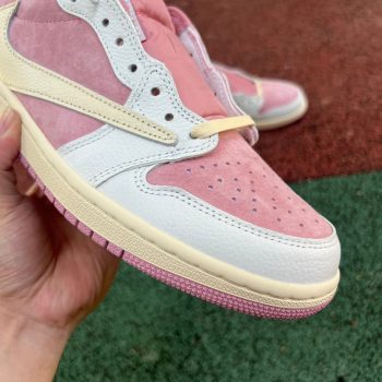 Tscott X AJ 1 Retro Low Og Sp White Pink