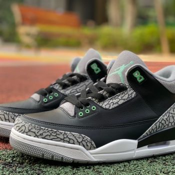 AJ 3 Retro Green Glow