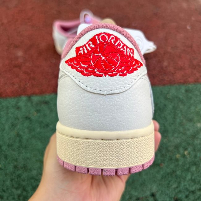 Tscott X AJ 1 Retro Low Og Sp White Pink