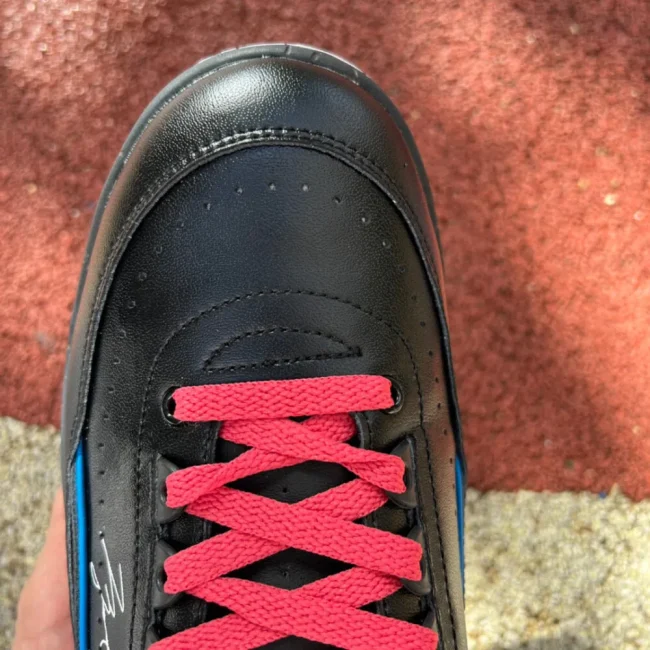 Ow X AJ 2 Retro Low Black