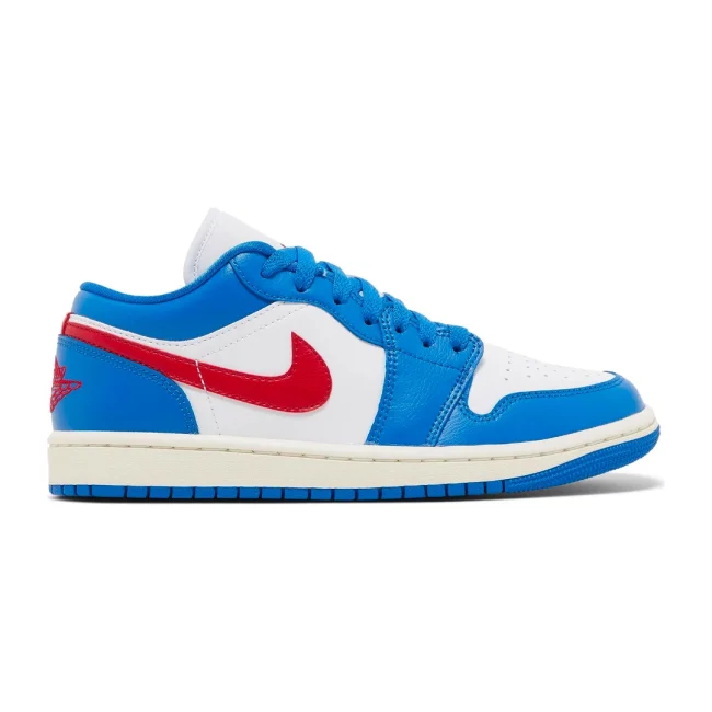 AJ 1 Low Sport Blue Gym Red