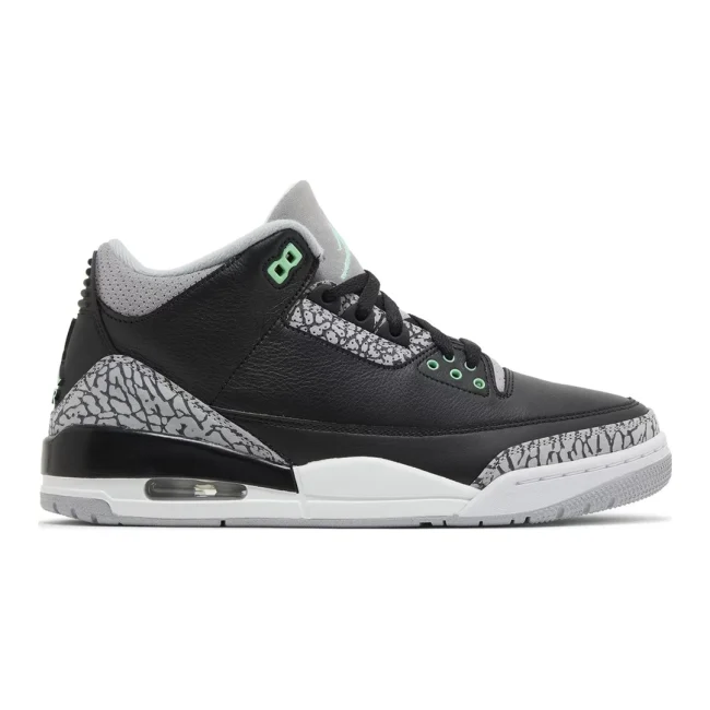 AJ 3 Retro Green Glow