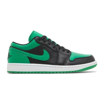 AJ 1 Low Black Lucky Green