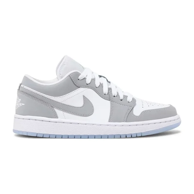 AJ 1 Low White Wolf Grey