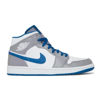 AJ 1 Mid Cement True Blue