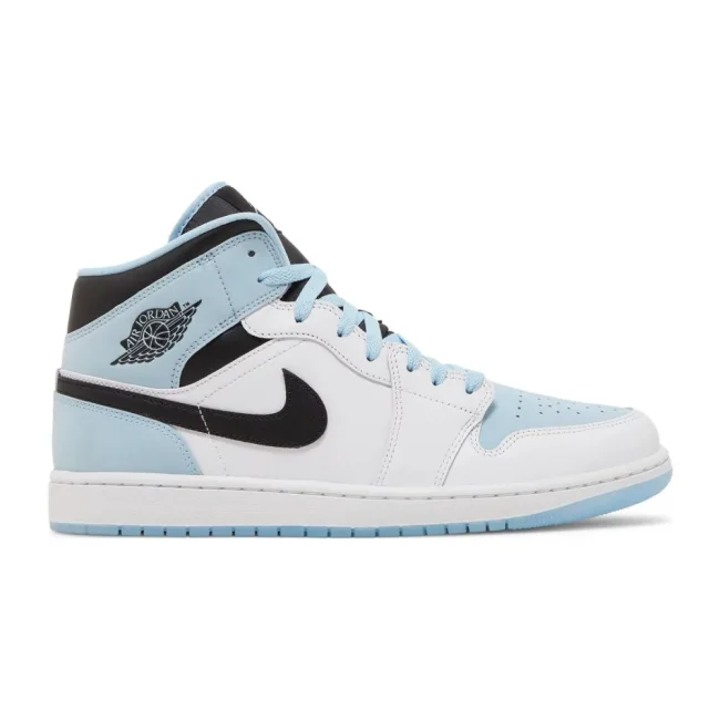 AJ 1 Mid Se White Ice Blue