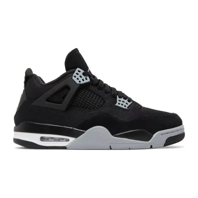 AJ 4 Retro Black Canvas