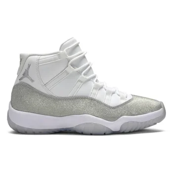 AJ 11 Retro White Metallic Silver