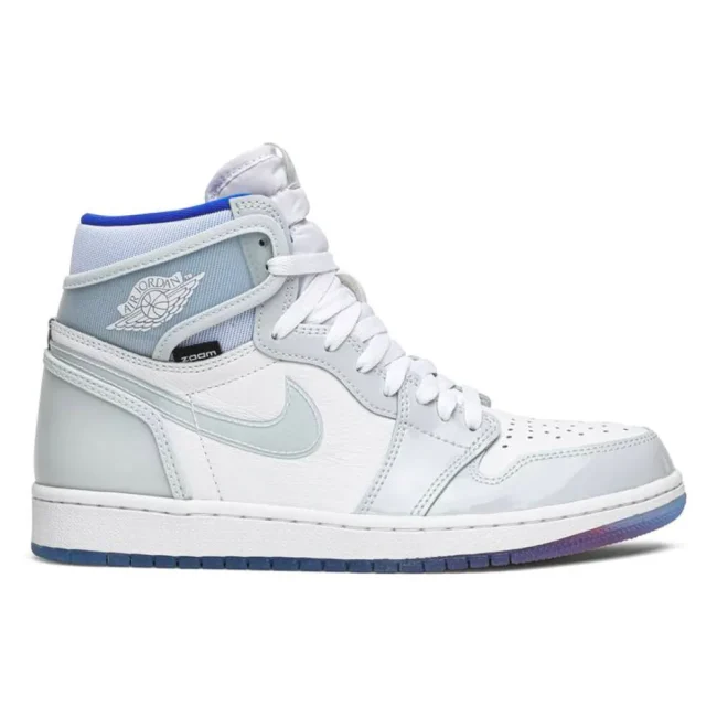 AJ 1 Retro High Zoom White Racer Blue