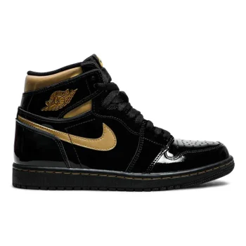 AJ 1 Retro High Og Black Metallic Gold