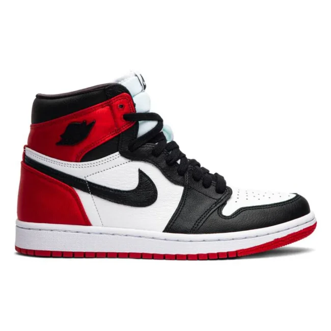 AJ 1 Retro High Satin Black Toe