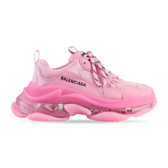 Balen Triple S Clear Sole Pink 5760