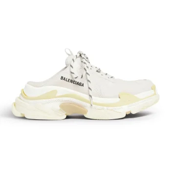 Balen Triple S Mule White