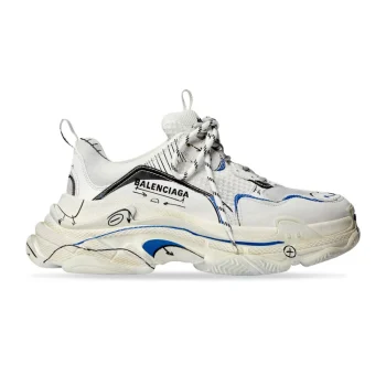 Balen Triple S Sketch White