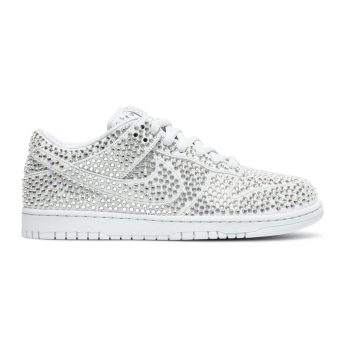 Cactus Plant Flea Market X Swarovski X Dunk Low Pure Platinum