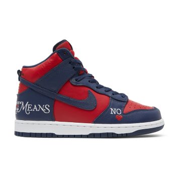 Sr X Dunk High Sb By Any Means - Red Navy