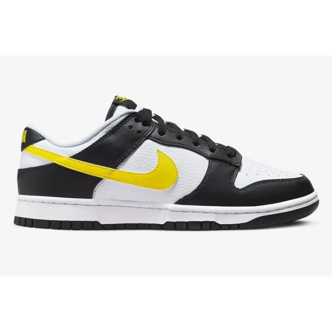 Dunk Low Black Yellow White