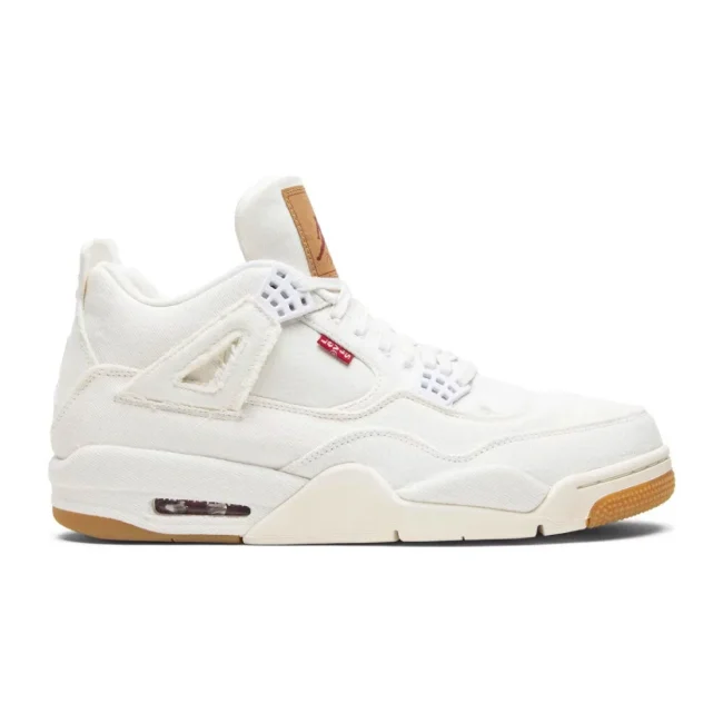 Levi's X AJ 4 Retro White Denim