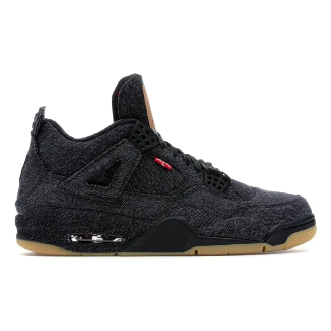 Levi's X AJ 4 Retro Black Denim