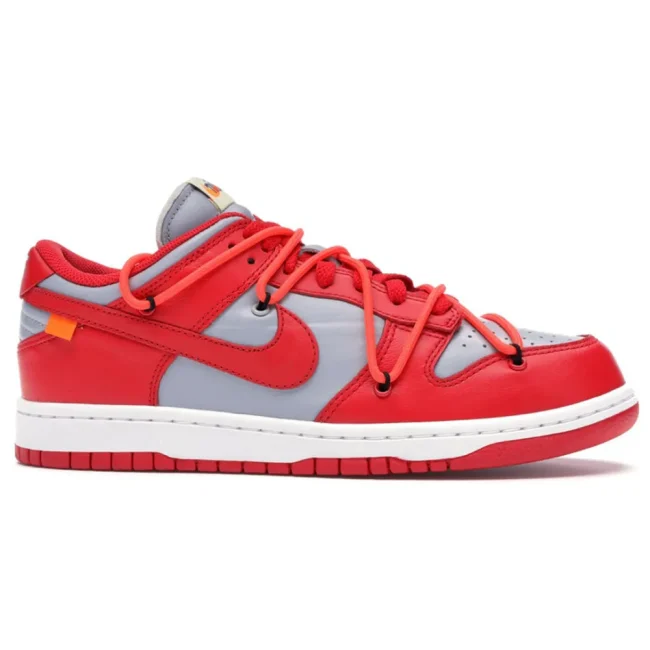 Ow X Dunk Low University Red