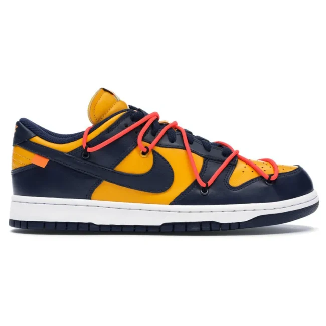 Ow X Dunk Low University Gold