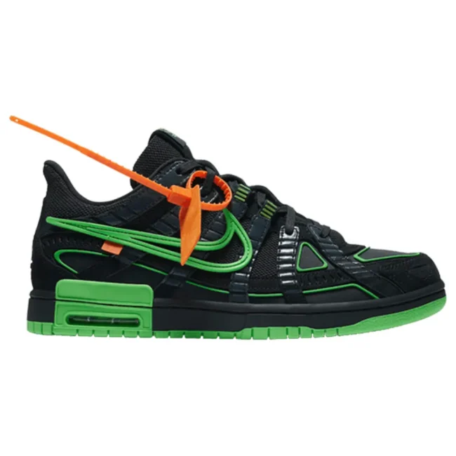 Ow X Air Rubber Dunk Green Strike