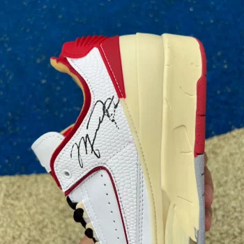 Ow X AJ 2 Retro Low White Red