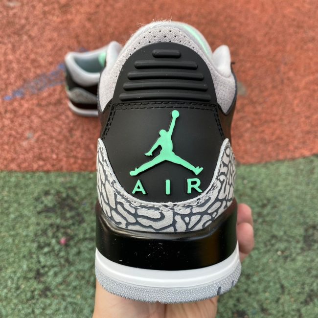 AJ 3 Retro Green Glow