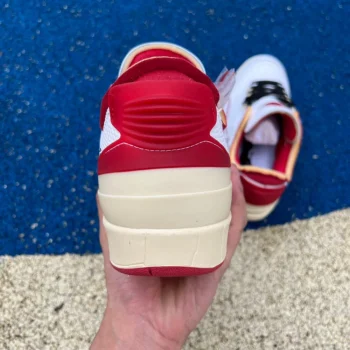 Ow X AJ 2 Retro Low White Red