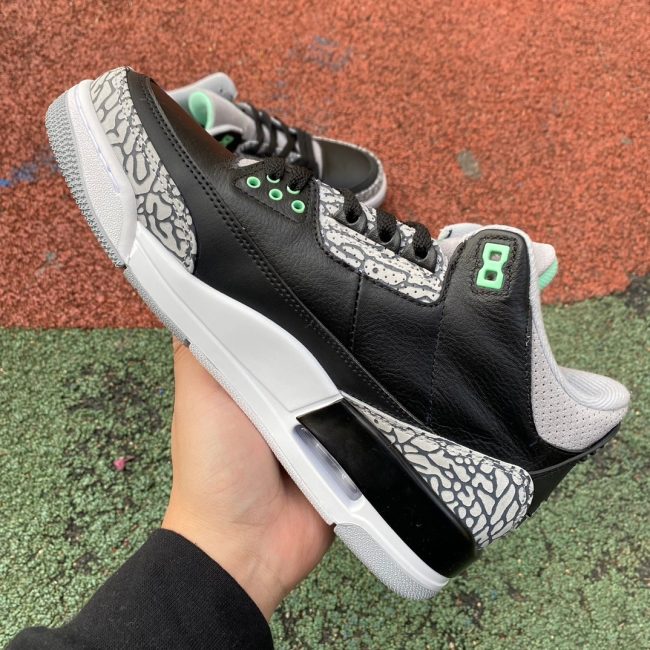 AJ 3 Retro Green Glow