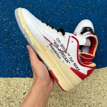 Ow X AJ 2 Retro Low White Red