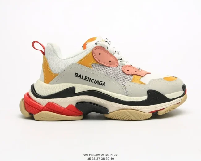 Balen Triple S White/ecru/black