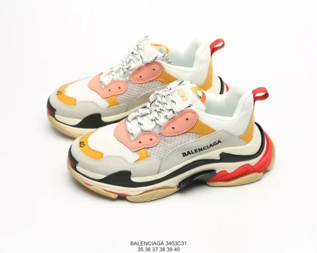 Balen Triple S White/ecru/black