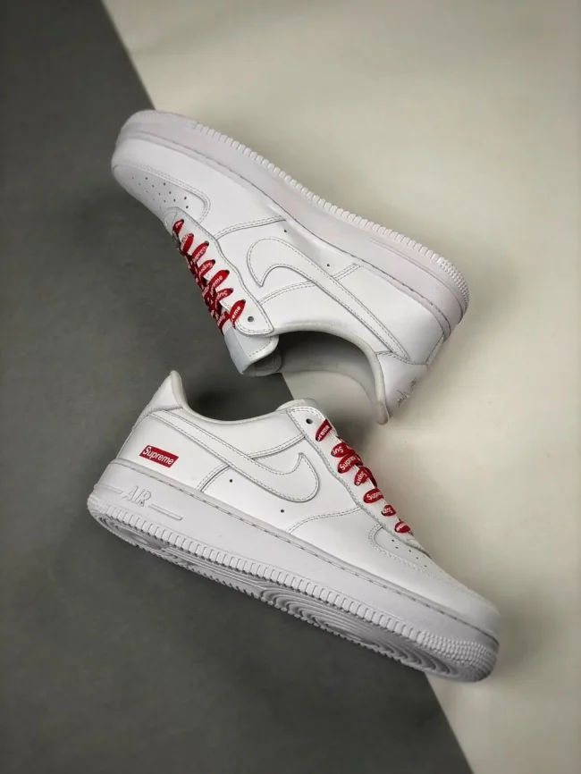 Sr X Af 1 Low Box Logo - White