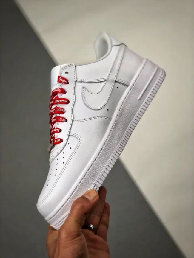 Sr X Af 1 Low Box Logo - White