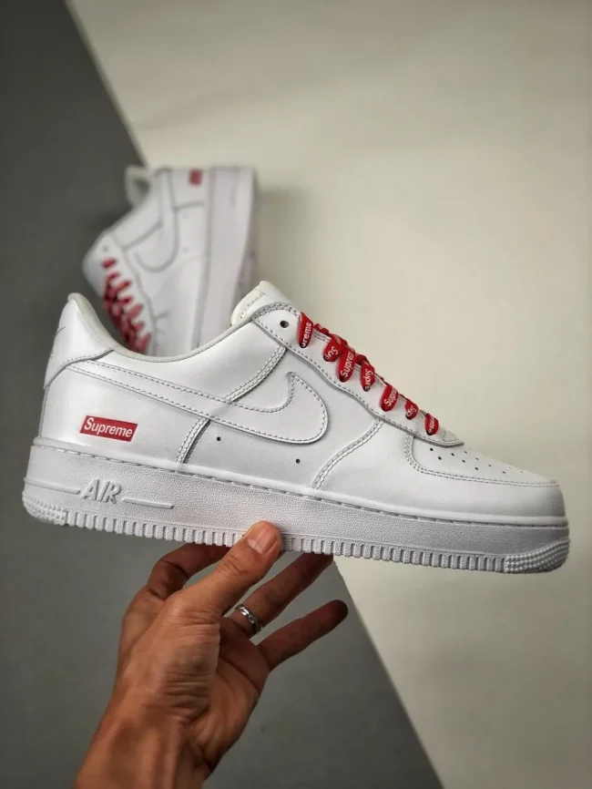 Sr X Af 1 Low Box Logo - White