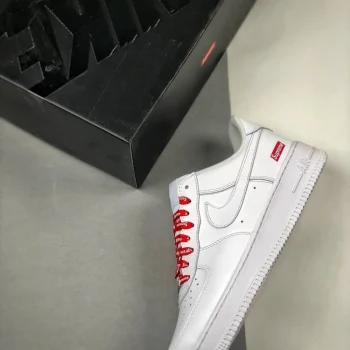 Sr X Af 1 Low Box Logo - White