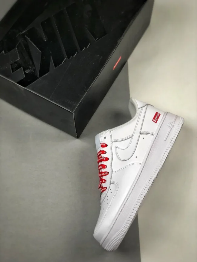 Sr X Af 1 Low Box Logo - White