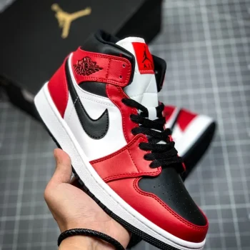 AJ 1 Mid Chicago Black Toe