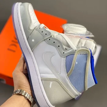 AJ 1 Retro High Zoom White Racer Blue