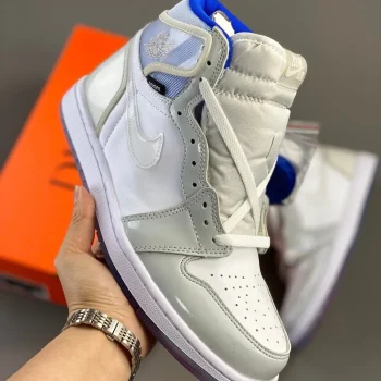 AJ 1 Retro High Zoom White Racer Blue