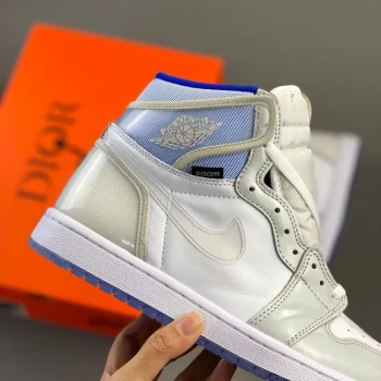 AJ 1 Retro High Zoom White Racer Blue