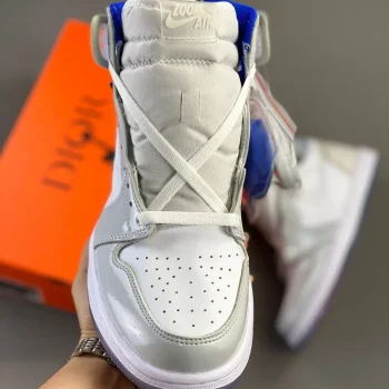 AJ 1 Retro High Zoom White Racer Blue