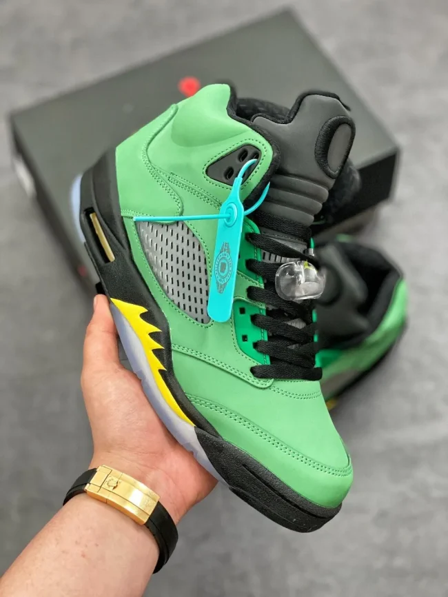 Aj 5 Retro Oregon Ducks