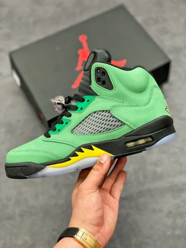 Aj 5 Retro Oregon Ducks