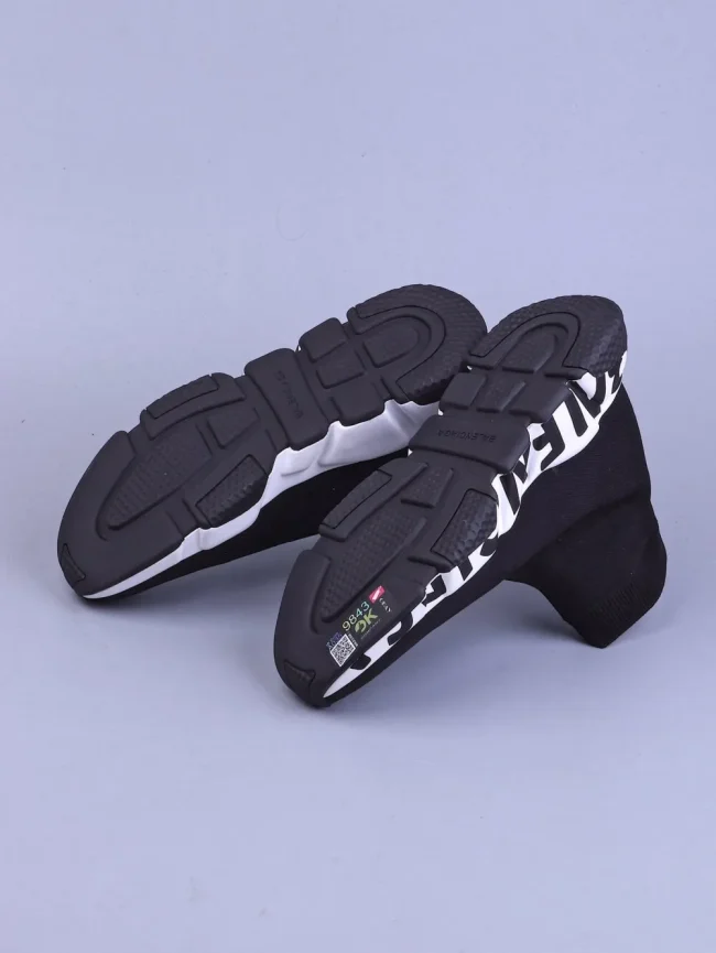 Balen Speed Graffiti Trainers Black White